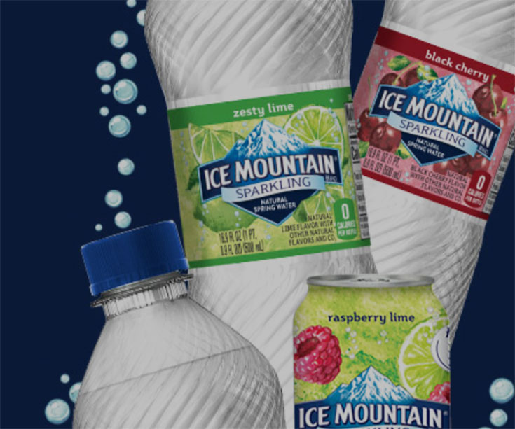 Free 8-PACK of Sparkling Ice Mountain Natural Spring Water
