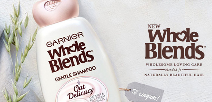 Garnier Whole Blends Oat Delicacy Shampoo & Conditioner Samples