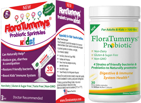 FREE FloraTummys Adult & Kids Probiotic 5 Day Sample