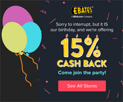Shop Online With Ebates & Earn Cash Back + FREE $10 Gift Card