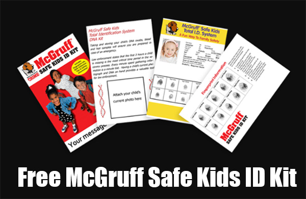 FREE McGruff Safe Kids ID Kit