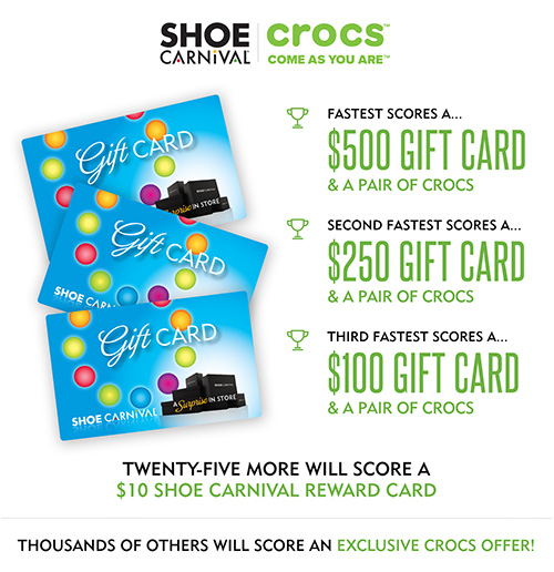 Shoe Carnival Quikly Giveaway