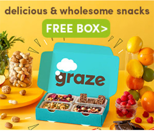 FREE Graze Subscription Snack Box 