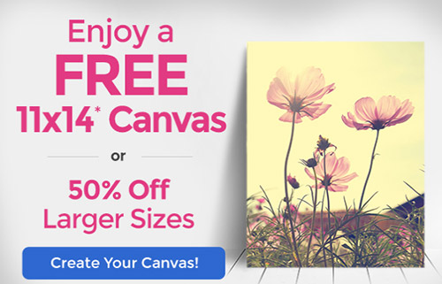 FREE 11x14 Canvas Print From Canvas People