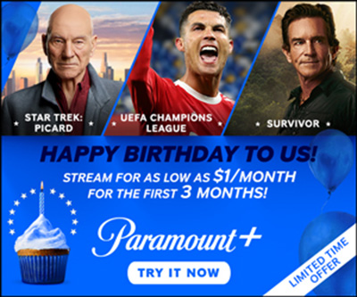 FREE Paramount 7 day Trial